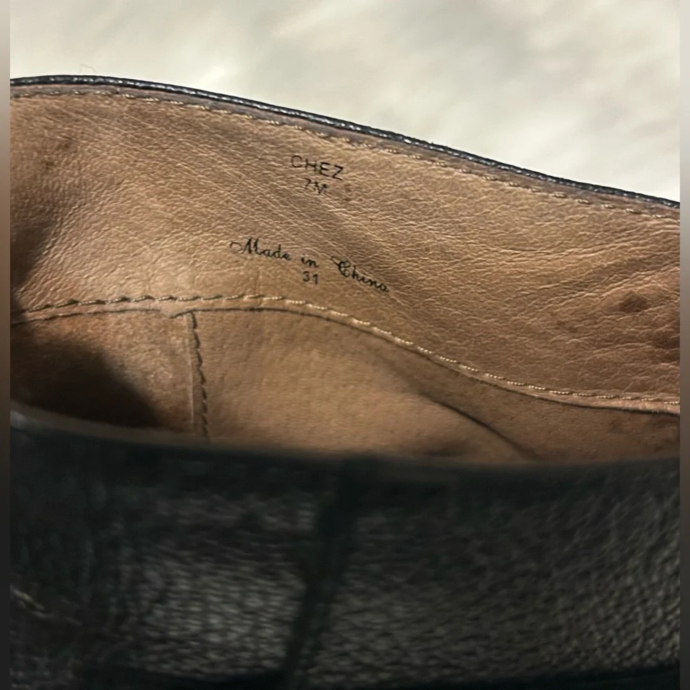 Donald J. Pliner Chez Black Wedge Ankle Boots - Picture 10 of 11